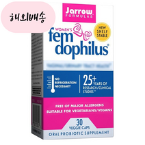 미국 재로우 우먼 펨 도피러스 여성 유산균 30캡슐, 30정 1통, 1개, 30정