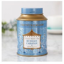 Fortnum Mason Russian Caravan Loose Leaf Tin 포트넘앤메이슨 러시안 카라반 잎차 틴케이스 125g 4개