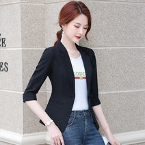 iokora 여성숏자켓 봄여름 7부소매 슬림핏 정장자켓
