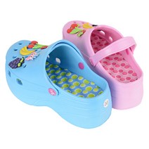 실내화뱅크 포니통굽 슬리퍼 샌들 블루/핑크 230~250mm