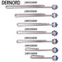 가스온수기 대용량전기온수기 전기온수기상향식 dernord 가열 요소 폴드백 유형 240v 온수기 1 인치 bsp 나사 1kw 2kw 2.5kw 3kw 3.5kw 4.5kw, 5.5kw
