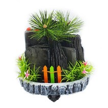 한반도농원 C7. 소나무타원1호(흰색) 솔잎 숯분재 생일선물 답례품 체험학습용, 1개