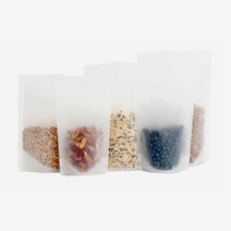 더팩컴퍼니 반투명 무광 지퍼스탠드백 육수저장팩 5종, 100장