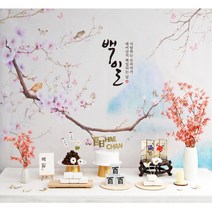파티블리 [판매상품] 셀프 백일상 백일상 소품, 11.벚꽃 세트