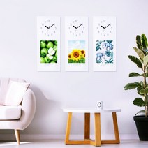 친집선 센스있는 신혼 부부 집들이 선물 복들어오는 벽 시계 풍수인테리어 소품, 12.작약