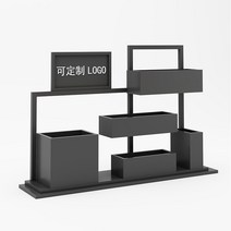 화분파티션 화단 조경 플랜테리어 플랜트 박스 진열대, 블랙 80x35x80cm