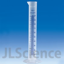 (JLS) Vitlab 플라스틱 메스실린더(파란색 눈금)(250 ~ 1000ml) Graduated Cylinder Vitlab-Germany, 1000ml 1ea