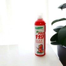 Yotta생활안전 미생물 웰빙 에어로졸식 휴대용 소화기, 프로119소화기396ml(레드)