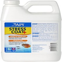 32 Fl Oz (Pack of 1) Aquarium Treatment API STRESS COAT Aquarium Water Conditioner 32-Ounce Bottle, 1