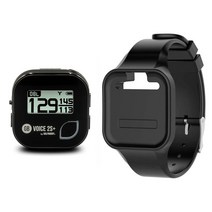 [국내 공식]GOLFBUDDY GB VOICE2S+ 음성형 GPS 거리 측정기 (일본 정규품) (블랙+블랙 밴드 패키지), 블랙 블랙+밴드 패키지