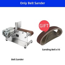 연마기 샌더기 충전 그라인더 전기 벨트 샌더 미니 벨트 그라인딩 머신 샌딩 그라인딩, 세트 1