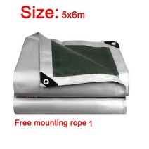 울타리 가림막 0.32mm pe 방수 천 선 스크린 천 야외 정원 식물 창고 보트 자동차 트럭 캐노피 방수 그늘 항해 애완 동물 개집, 5x6m