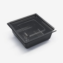 더팩컴퍼니 TPC 정사각 1칸 반찬용기 나눔용기 100개 400개, 400개(박스)