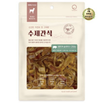 라이브잇 굿데이 강아지 수제간식 250g, 4개, 돼지귀 슬라이스