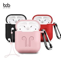 bob 솜사탕 에어팟 케이스+스트랩+홀더 3set 분실방지, 케이스+스트랩+버클:화이트(스티커증정), 케이스+스트랩+버클_화이트(스티커증정)