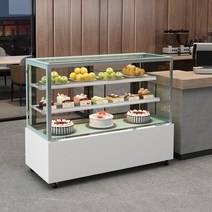 800L 카페 쇼케이스 냉장고 디저트 케이크 음료 과일, 탁상용 공기냉동고 900x500x880mm