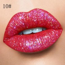 립글로즈 립틴트 립밤 립라이너 잘 지워지지 않는 착색 타투 립스틱 틴트 18 컬러 매트 투 샤이니 글리터 리퀴드 샤이니 립글로스 다이아몬드 워터프루프 롱 라스팅 펄 립글로스 립, 10