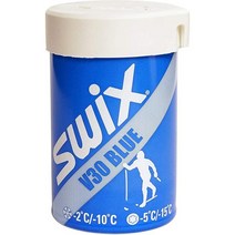Swix V30 블루 스키/스노보드 하드왁스 -2/-10C 43g, V30 Blue (-2/-10c)