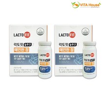 비타하우스 락토핏 솔루션 2 예민한 장 450mg x 30캡슐 2개 장용성캡슐 장건강 유산균