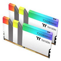 Thermaltake TOUGHRAM RGB White DDR4 3200MHz 16GB (8GB x 2) 16.8 Million Color RGB Alexa/Razer Chroma, 1