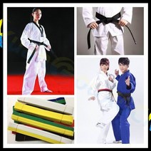 주짓수벨트 주짓수띠 110.23 인치 무술 가라데 유도 태권도 전문 유도 표준 테이프 보호 허리띠, 그린앤블루220cm, 그린앤블루220cm