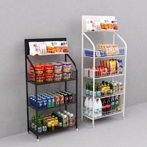편의점 진열대 슈퍼매대 조립식앵글 슈퍼마켓 선반, 상세이페이지 참고, 레이즈드4레이어60모델바퀴블랙