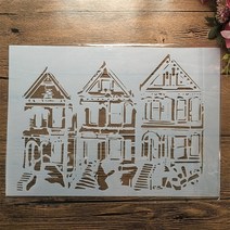 두바다 거북 DIY 레이어링 스텐실 벽화 스크랩북 색칠 엠보싱 앨범 장식 템플릿A4 29cm, 08 H