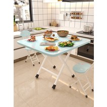 낮은식탁 식탁 다이닝룸 원형 2인용 사각 조립식 접이식 4인 테이블 거실, 19)옵션사진참고