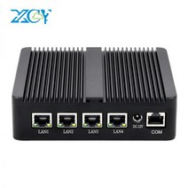 XCY-미니 PC 인텔 셀러론 J4125 쿼드코어 4x LAN 2.5G i225V NIC 소프트웨어 라우터 방화벽 VPN NAS 서버 Vitualization, 8GB 램 64GB SSD
