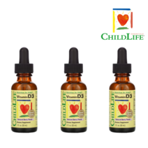 차일드라이프 비타민 D3 액상 30ml 3팩 내추럴 베리 어린이비타민D 유아비타민D 비타민D드롭 비타민D권장량, 1개, 기본