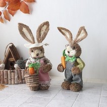 기타 바보사랑[인테홀릭]친근한 토끼 가족 모형-소(2p set)