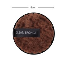 메이크업 클렌저 리무버1/3Pcs 8cm 메이크업 리무버 패드 포머 스킨 클렌징 워셔블 재사용 가능한 마이크로, 10 8cm 1pc  10