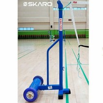 키밍 / 스카로 배드민턴 네트 지주대 이동 네트망 지지대 2, 흰색