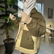 클랩 퀄팅 숏 점퍼 자켓 아우터 패딩 코트 남친룩 깔깔이 코디 시티보이 두꺼운 카라 워머 오버핏
