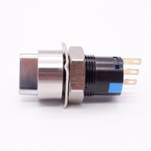 셀렉터 스위치 3단 16mm 금속 손잡이 버튼이있는 회전식 램프 없음 두 번째 기어 세 선택기 전원 시작 1NO1NC 2NO2NC, [02] With wire, [02] 2NO2NC(3 position), [02] Momentary self-reset