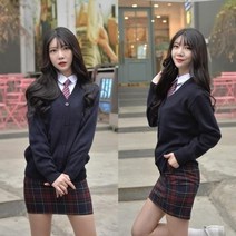 S/N_: 교복가디건 네이비가디건 여자가디건 롱가디건 유니폼 회사가디건 단체복 심플가디건 : 029B23_FBG