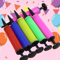 풍선바람넣는기계 풍선펌프 축구공 공기주입기 핸드펌프 공기펌프, 2번(중형)-색상랜덤발송