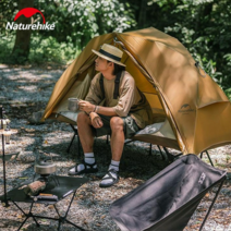 네이처하이크 초경량 코트텐트 야전침대텐트 백패킹 원터치텐트 1인용, 다크브라운 (침대는 불포함)
