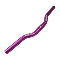자전거스템 Strong Riser Bar Anodizing Surface Easy to tall Handlebar High Hardness Bike, [05]  Purple
