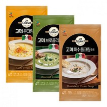 씨제이 고메 수프 혼합 12팩, 콘크림 8 + 머쉬룸 4
