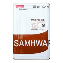 삼화페인트 유성페인트 777 에나멜 18L 철재 목재 외부, 옐로우 0101B