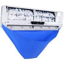벽걸이 에어컨커버 엘지 삼성 무풍 에어컨 가리개 에어컨 청소 커버 브러쉬 필터 그물 방수 에어컨 청소 먼지 보호 청소 커버 가방 도구, 커버