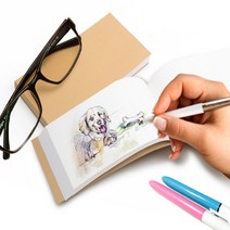 무지 여행용 드로잉 핸디 디자인 작은 미니 소형 심플 메모 프리 노트 수첩 장 크라프트, 02_무지노트 100매