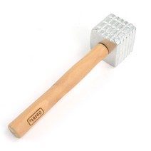 미트햄머 나무손잡이 사각 망치 돈까스망치 고기망치 돈가스 다지기 미트 만들기 업소용 고기망치 (나무손잡이), 1개