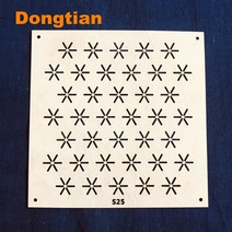 가죽공예 도안 클래식 일본식 사시코 템플릿 스텐실 소프트, 07 S25