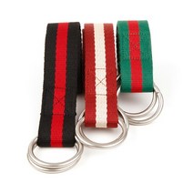 투톤 3선 원형링 남녀공용 벨트