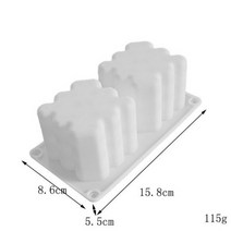 몰드 초 캔들 3D 러브 하트 실리콘 몰드 아로마 석고 캔들 왁스 몰드 DIY 루빅스 큐브 모양 디저트 무스 몰드 수제 홈 장식, 2