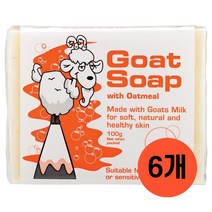 고트 Goat 비누 오트밀 소프바 민감성 건조성 100g x6