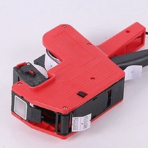 8열 가격텍 가격표 핸드 라벨기 라벨 출력기, 라벨기(색상랜덤)