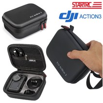 STARTRC DJI 오즈모 액션 3 4 휴대용 보관 스토리지 하드 케이스 캐리 가방 파우치, 1개